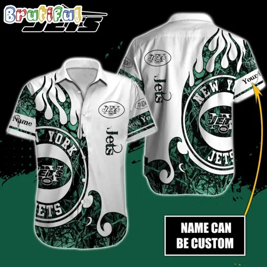 Discover Personalized football New York Jets Hawaiian Shirt Special Realtree Hunting