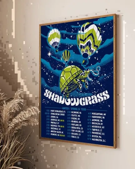 Discover Poster Shadowgrass Winter Spring 2026 Tour