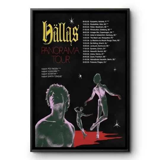 Discover Halla Panorama Tour 2026 Concert Poster European Tour Wall Art