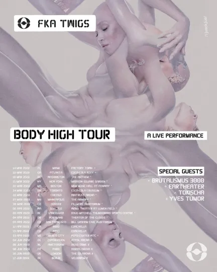 Discover FKA Twigs 2026 Tour Poster