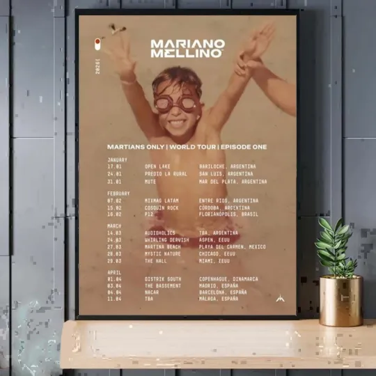 Discover Mariano Mellino World Tour 2026 Poster