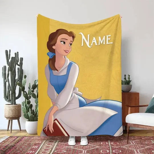 Discover Disney Beauty And The Beast Belle Blanket, The Beast Prince Gift Blanket