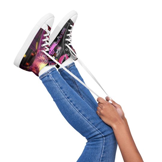 Discover Women's High Top Canvas Sneakers
