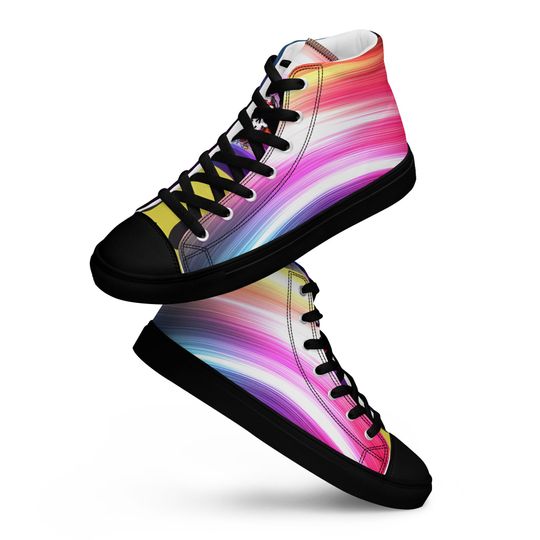Discover Womens high top canvas shoes