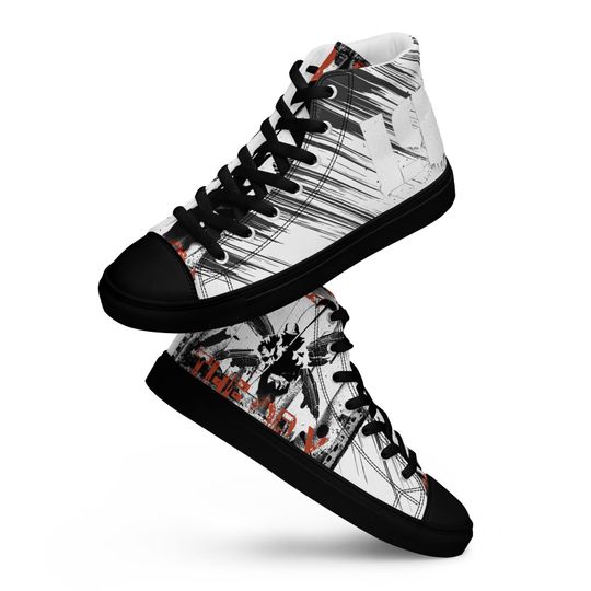 Discover Men's High Top Canvas Sneakers