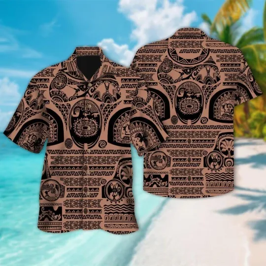 Discover Moana Tattoos 3D Hawaiian Shirt, Maui I Know It's A Lot Hawaiian Shirt