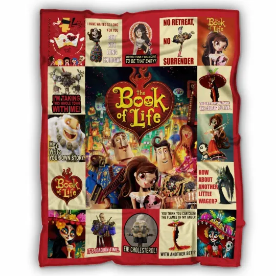 Discover The Book Of Life Blanket, The Book Of Life Cartoon Movies Fleece, Blanket