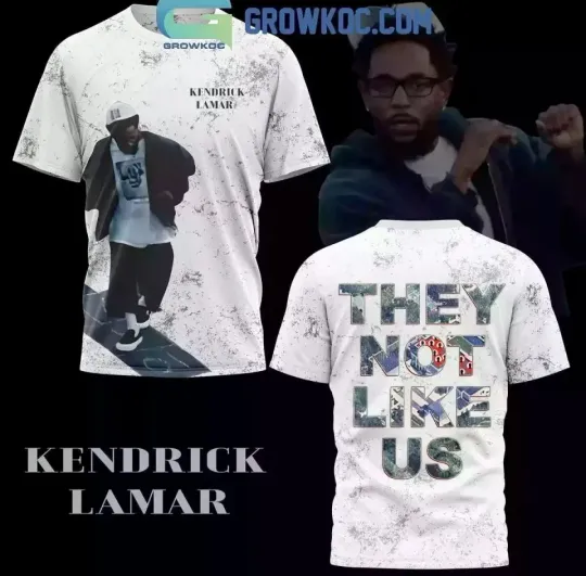 Kendrick Lamar They Not Like Us 2024 Single 3D T-Shirt