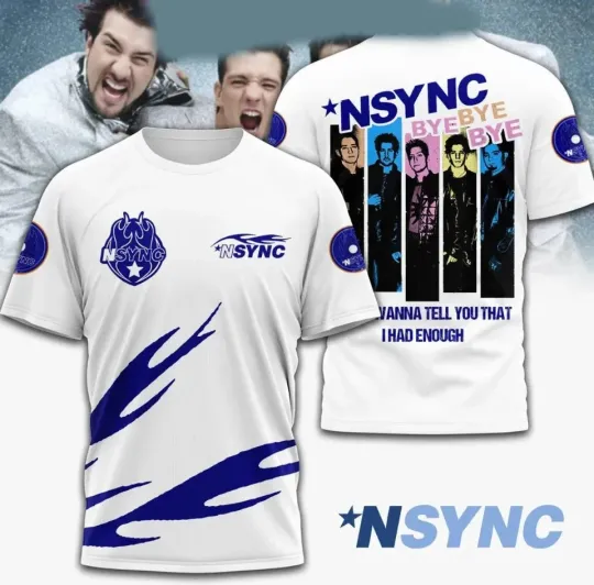 Discover NSYNC I Just Wanna Tell You That I Had Enough AOP 3D T-Shirt