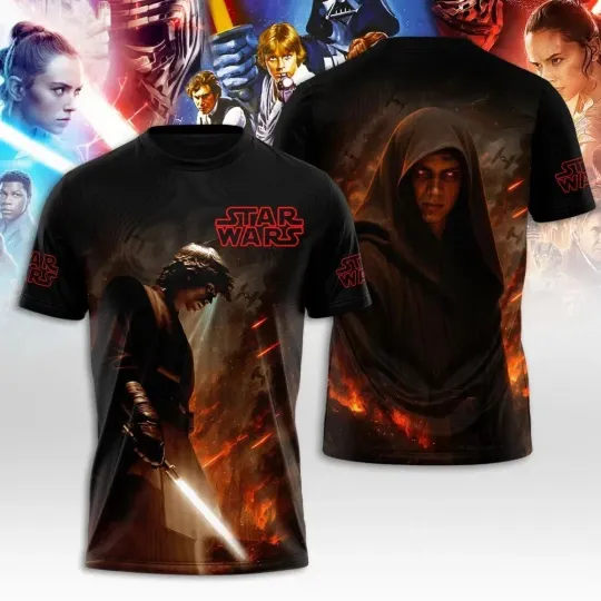 Discover Star Wars 3D Apparel Anakin Skywaker Darth Vader T-shirt All Size S-5XL