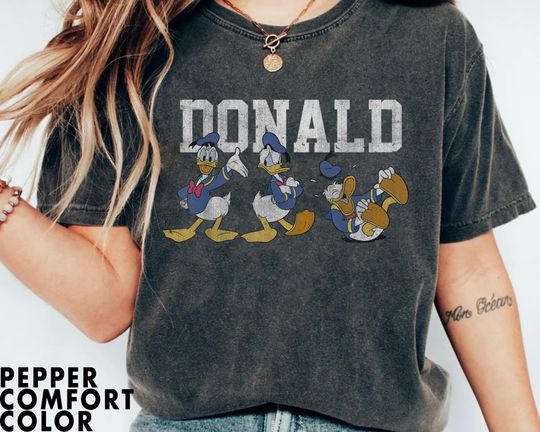 Discover Vintage Donald Duck Emotions Comfort Colors Shirt, Funny Donald Disney T-shirt, Magic Kingdom, Walt Disney World, Disneyland Family Trip