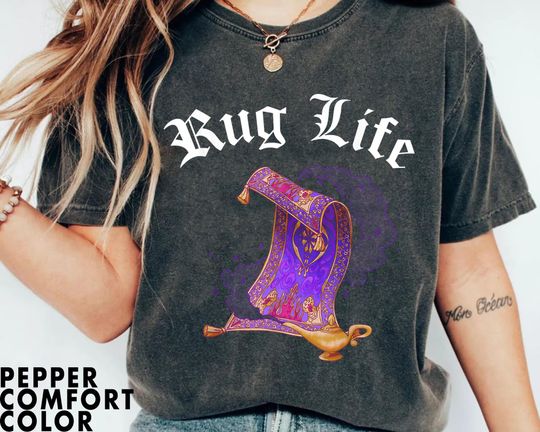Discover Aladdin Rug Life Graphic Comfort Colors Shirt,  Magic Carpet T-shirt, 2024 Family Trip, Walt  World, Birthday Boy Girl