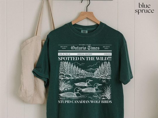 Discover Stupid Canadian Wolf Bird Shirt-Heated Rivalry Inspired Merch