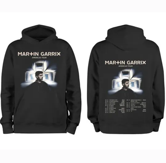 Discover Martin Garrix Americas Tour 2026 City Dates Two Sided Hoodie