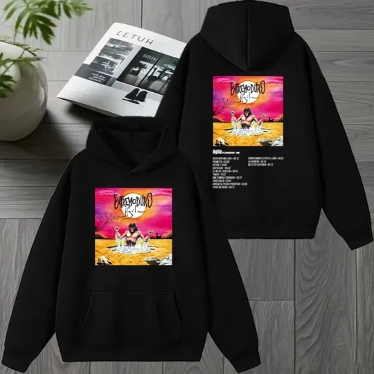 Discover Extremoduro Agila Album Tour 2026 Double Sided Hoodie