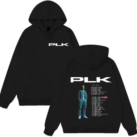 Discover Rapper PLK Tour 2026 Double Sided Unisex Hoodies
