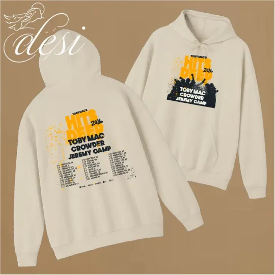 Discover Hits Deep Tour 2026 Tobymac Hits Deep Concert Double Sided Hoodie