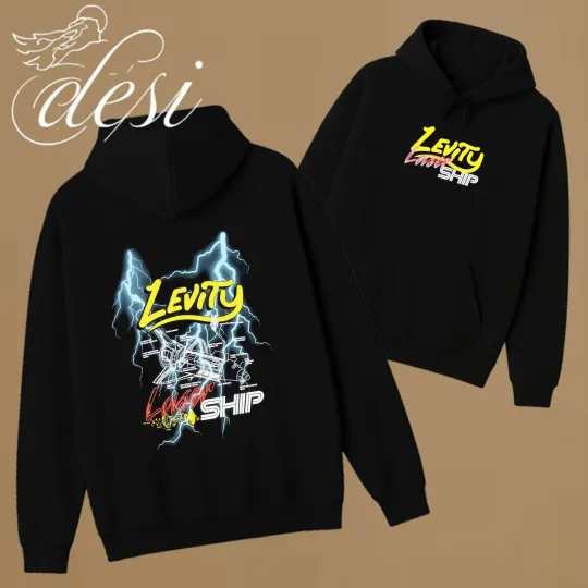 Discover Levity Lasership Tour Lightning 2025-2026 Double Sided Hoodie