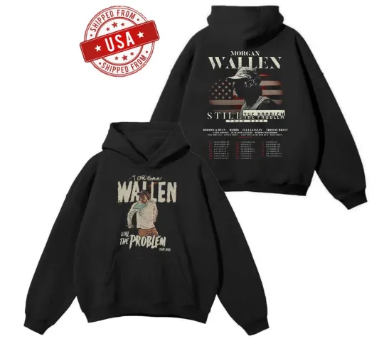 Discover HOT! Wallen Western Hoodie, Still the Problem Tour 2026 reprint 2 Side Hoodie
