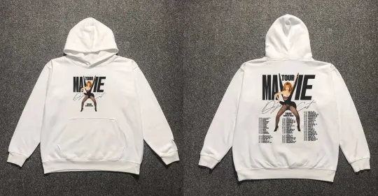 Discover 2 Sides Doja Cat announces 'Tour Ma Vie World Tour' 2026 Hoodie White HN73