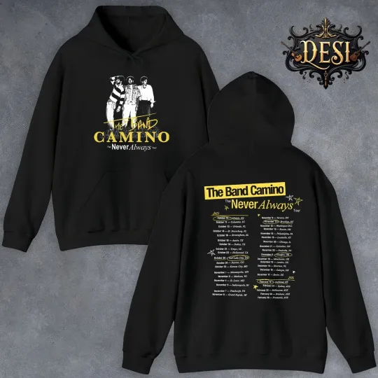 Discover The Band Camino Photo Tour 2025-2026 Double Sided Unisex Hoodie