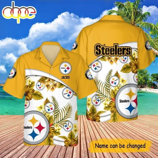Discover Pittsburgh Football Team Steelerss Hawaiian Shirt, Button Down Full Size S-5XL