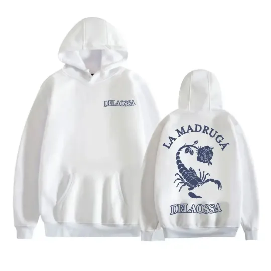 Discover Delaossa La Madruga Tour 2026 Double Sided Hoodies