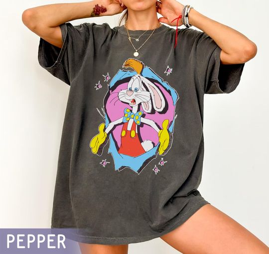 Discover Retro 90s Who Framed Roger Rabbit Comfort Colors Shirt, Roger Rabbit Disney T-shirt, Magic Kingdom, Walt Disney World, Disneyland Trip