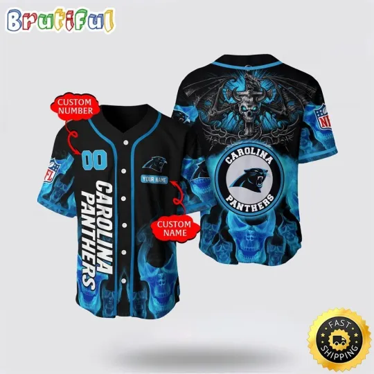 Discover Personalized Carolina Football Team Pantherss Baseball Jersey
