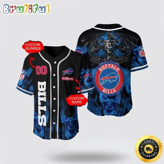 Discover Personalized Buffalo Football Team Billss Baseball Jersey