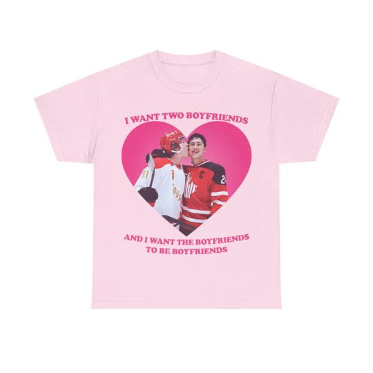 Discover Ilya Shane I Want Two Boyfriends Heated TV Pink heart shirt