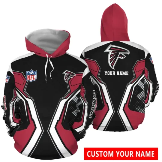 Discover Personalized Atlanta Football Team Falconss Hoodie Lightweight Adults S-5XL