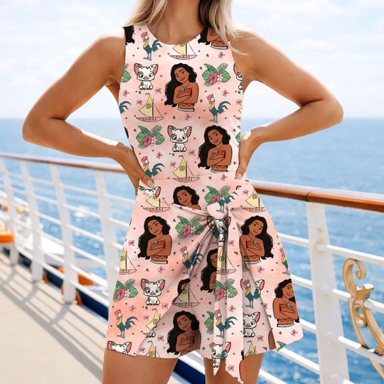 Discover Moana Hei Hei Chick Pua Friends Tennis Dress Skirt,  Disney Princess Dress, Disney Tennis Dress Skirt