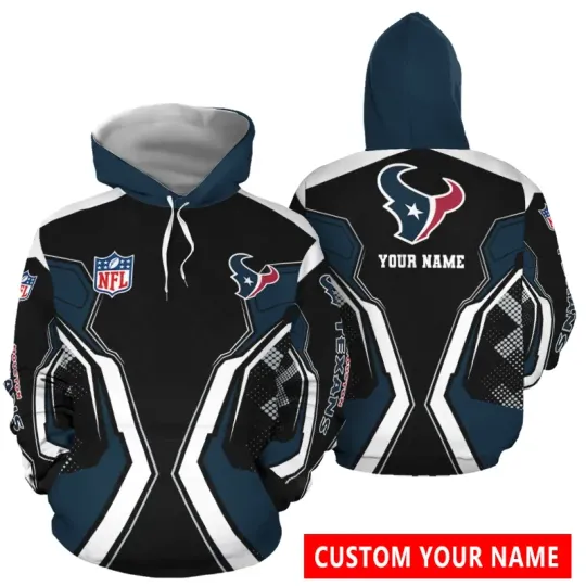 Discover Personalized Houston Football Team Texanss Hoodie Lightweight Adults S-5XL