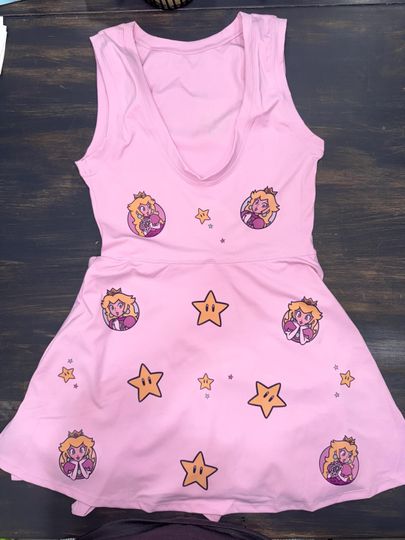 Discover Princess Peach Dress/ Epic Universe Outfit/ Nintendo world dress