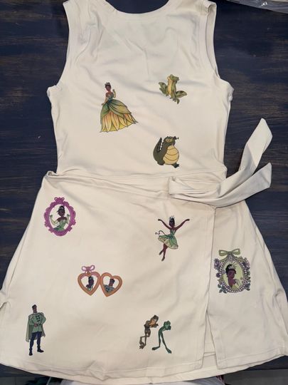 Disney Tennis Dress, Disney Outfit For Women, Tiana Dress, The princess and the frog