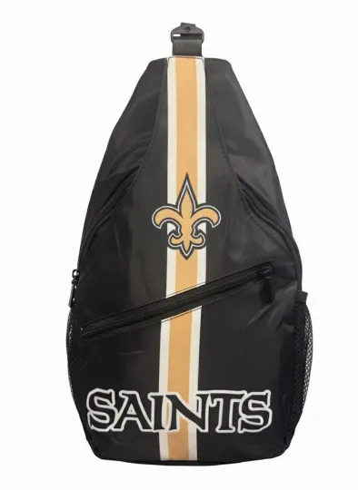 Discover New Orleans Saints Sling Bag - Crossbody Backpack