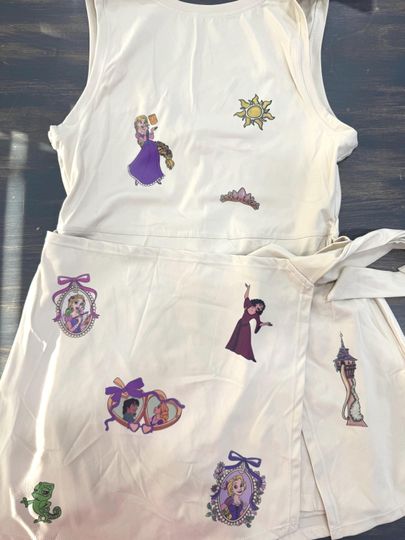 Disney Tennis Dress, Disney Outfit For Women, Rapunzel Dress, Tangled Dress