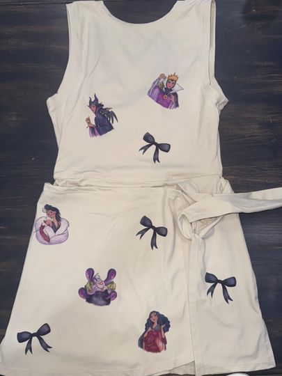 Disney Tennis Dress, Disney Outfit For Women, Villains Dress