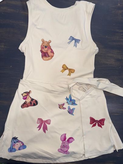 Discover Disney Tennis Dress, Disney Outfit For Women, Winnie The Pooh Dress