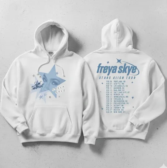 Discover Freya Skye Silent Treatment Stars Align Tour 2026 Hoodie