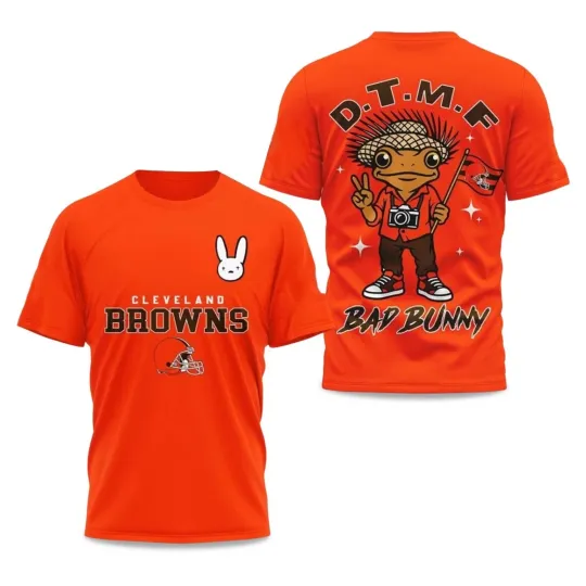 Discover Browns Bad Bunny 2026 Super Bowl LX Shirt