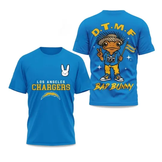 Discover Chargers Bad Bunny 2025 - 2026 Super Bowl LX Shirt