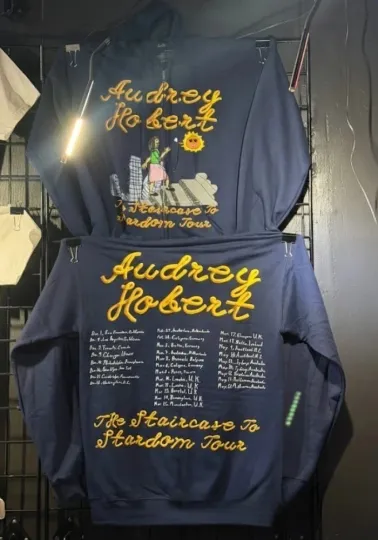 Discover Audrey Hobert The Staircase to Stardom Tour 2025 2026 Merch Zip Hoodie