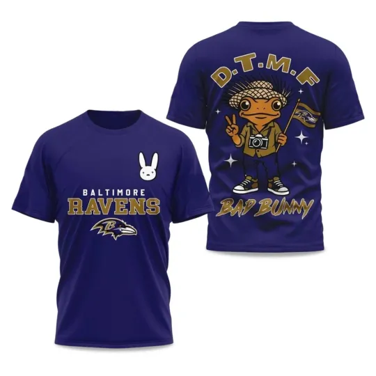 Discover Ravens Bad Bunny 2026 Super Bowl LX Shirt