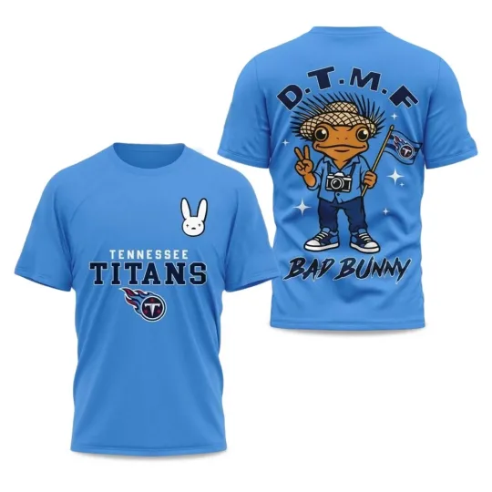 Discover Titans Bad Bunny 2025 - 2026 Super Bowl LX Shirt