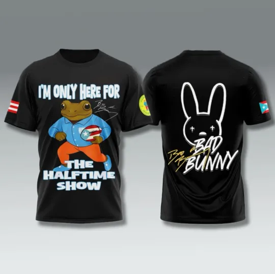 Bunny Super Bowl 2026 For The Halftime Show 3D Shirt
