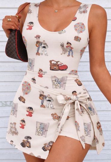 Disney Pixar Athletic Tennis Dress,  Women and Girls Sizes