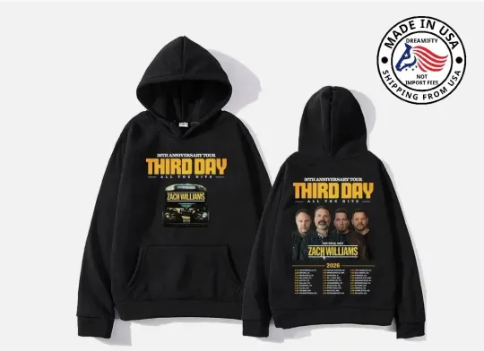 Discover Third Day Announces 30th Anniversary Tour 2026 T-Shirt Hoodie Sweatshirt