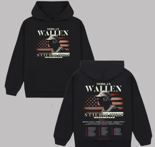 Discover Wallen Western Still the Problem Tour 2026 Unisex Hoodie